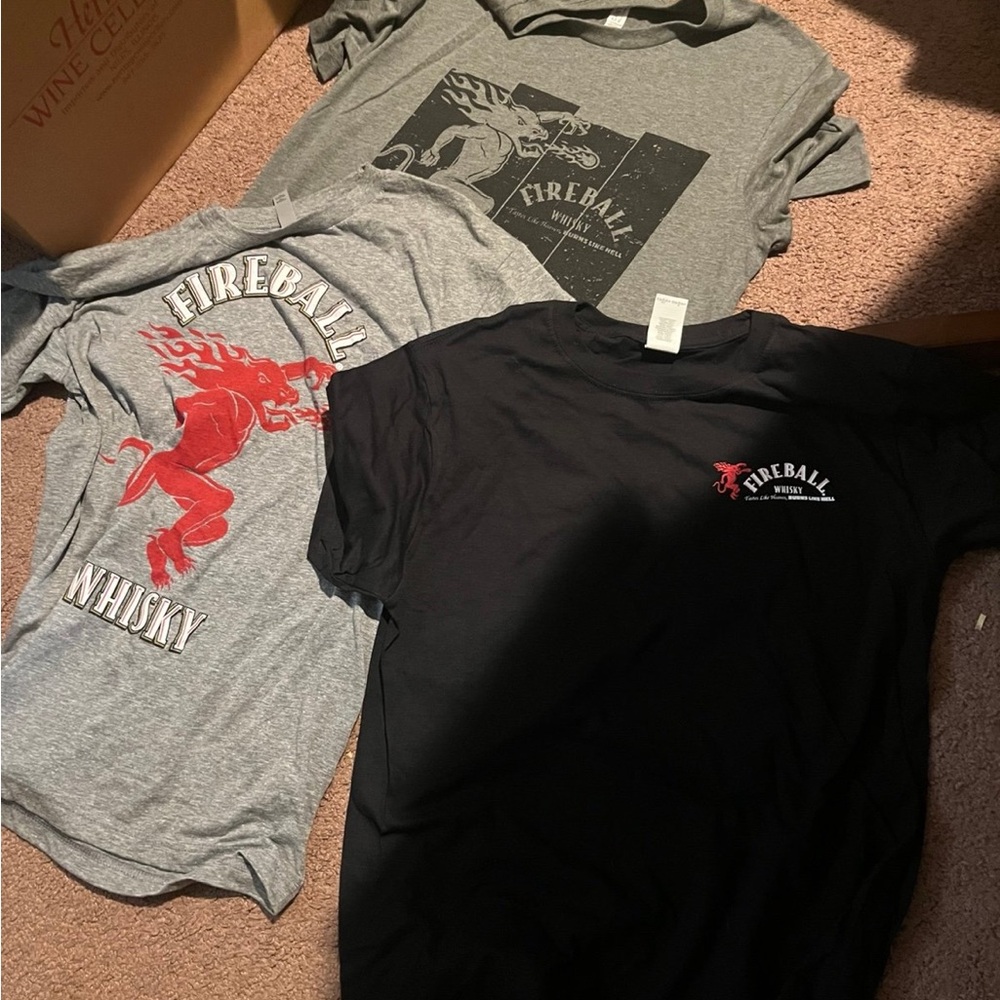 Fireball Whiskey Graphic T-Shirts bundle